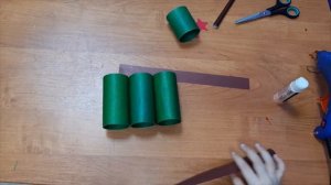 Самая простая поделка на 9 мая  танк из втулок  поделки  из подручных материалов