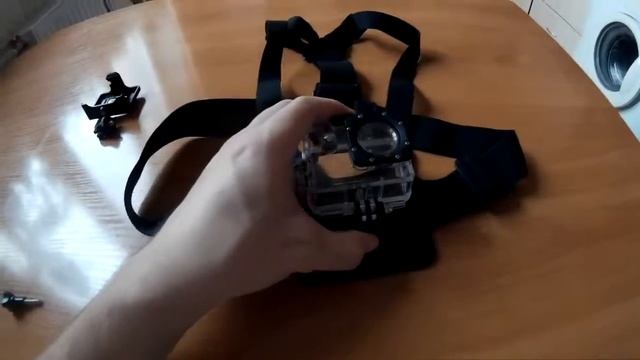 Нагрудное крепление камеры SJ4000 + сборка креплений смотреть онлайн
