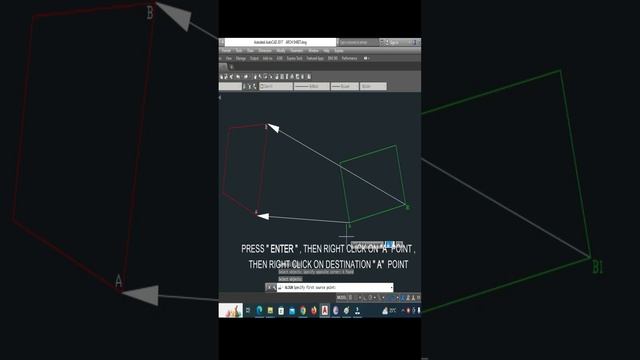 Autocad ALLIGN Command | how to move two point with two points | autocad functions смотреть онлайн