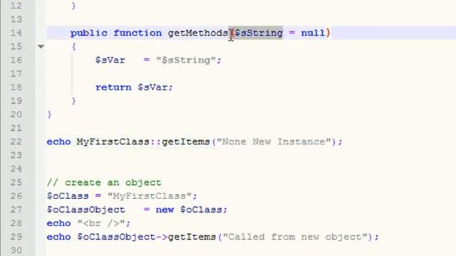 PHP : Class Methods - Object Orientated Programming Basics смотреть онлайн