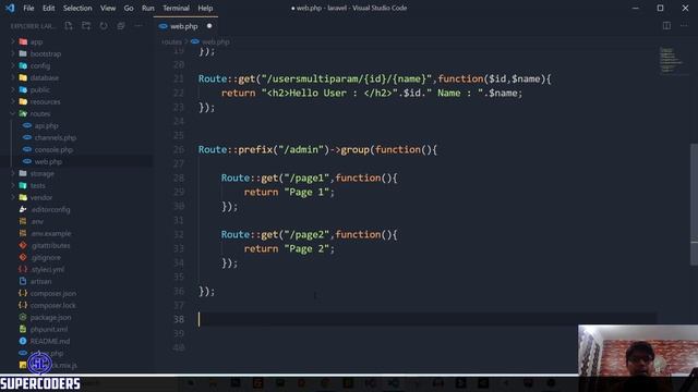 Laravel PHP MVC Web framework Part 2 | Routing Route | Controller смотреть онлайн