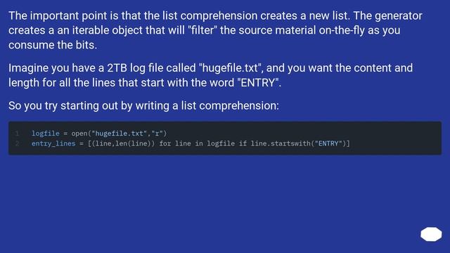 Generator expressions vs. list comprehensions смотреть онлайн