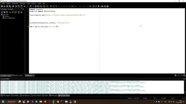 Webscraping avec python bs4 et requests - Les bases смотреть онлайн
