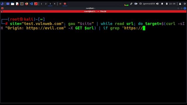 1-Liner to identify CORS Misconfiguration смотреть онлайн