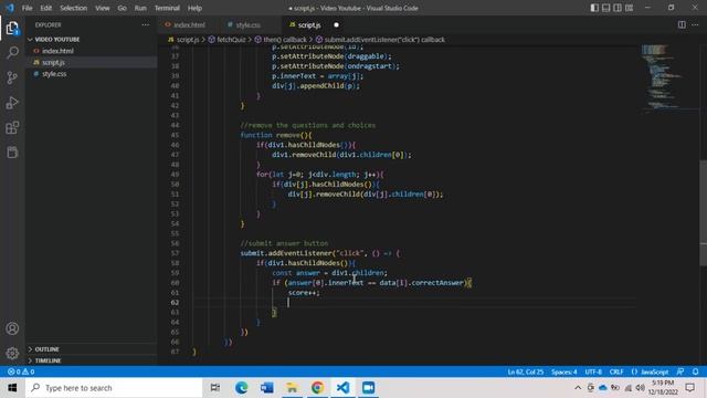 Creating Quiz API with Drag and Drop API HTML, CSS, JS (Part 1) смотреть онлайн