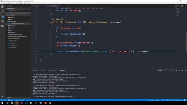 ASP.NET Core + Angular Dashboard | 15 | API Controllers and Postman смотреть онлайн
