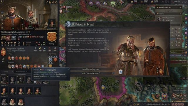 Crusader Kings 3 Tours & Tournaments Part 28 Carolingians – Roleplay, Longplay, Slow Play смотреть онлайн