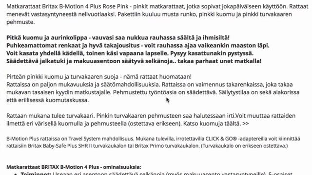 Ozbaby Britax verkkokaupan tuotekuvaus: markkinoinnin copy-kritiikki смотреть онлайн