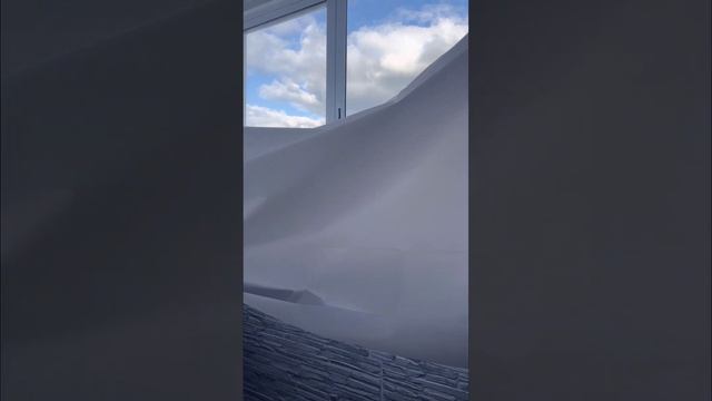 Натяжной тканевый потолок DESCOR на балконе. AG.Design Тула смотреть онлайн