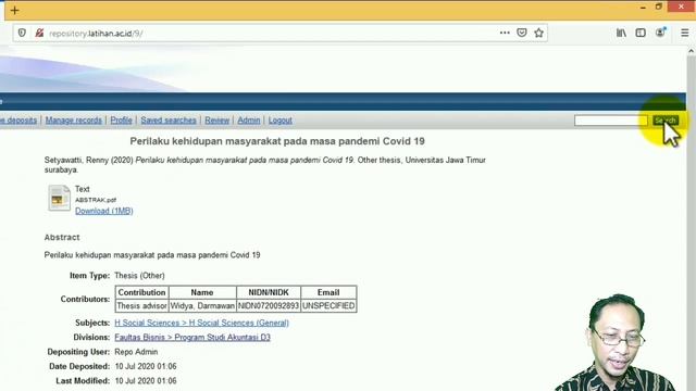 Menampilkan contributor dan menambah filter contributor pada Advanced Search di repository EPrints смотреть онлайн
