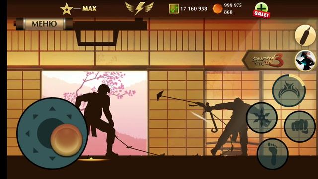 Shadow Fight 2 проходим боссов Рысь Отшельника и Мясника на затмении смотреть онлайн