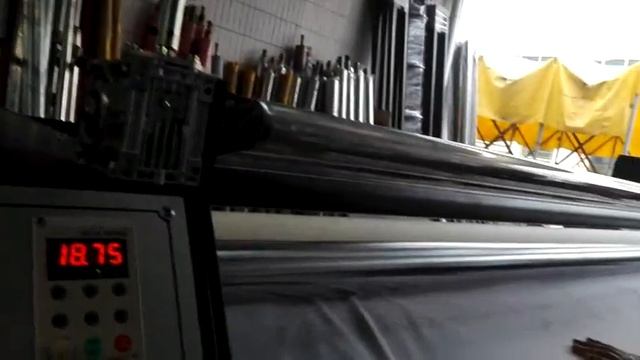 Easty heat press Eurotec 3 2m length heat transfer machine demo смотреть онлайн