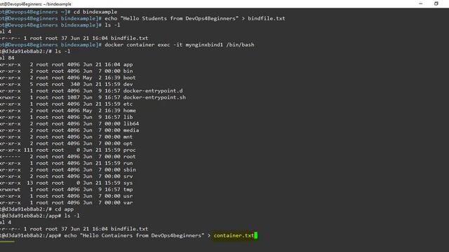 27. Docker Bind Mounts смотреть онлайн