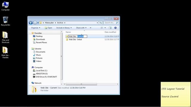 CSS Layout Tutorial - 15 - Source control смотреть онлайн