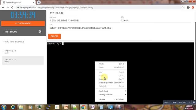 K8S#002 How to use the labs play with k8s online tool смотреть онлайн