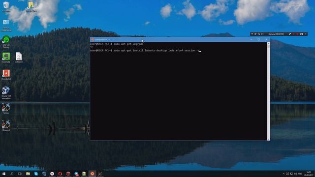 Включение Linux на Windows и установка LXDE смотреть онлайн