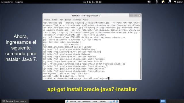 Instalación de Java 7 y JDK смотреть онлайн