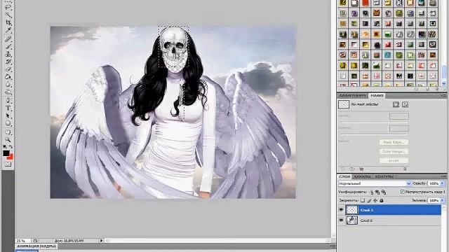 Шаблон в photoshop смотреть онлайн