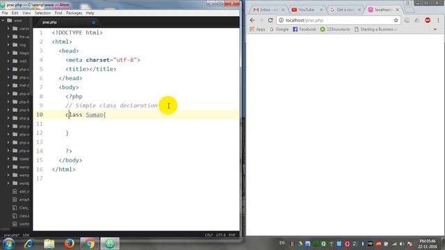 PHP Object Oriented Programming - 1 смотреть онлайн