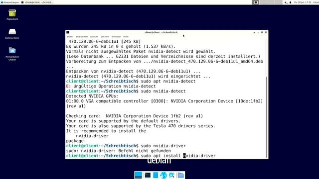 Nvidia Quadro RTX T400 - Treiber/CUDA aus dem Debian Repository - 2/3 смотреть онлайн