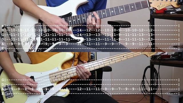 Wallows - Scrawny (Guitar Cover & Bass Cover w/ Tabs) смотреть онлайн