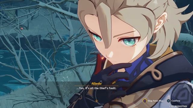 ALBEDO BEING SAD GENSHIN IMPACT CUTSCENE смотреть онлайн
