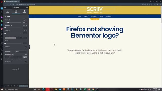 How to Fix Firefox SVG error on Elementor смотреть онлайн
