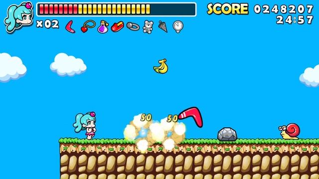 WONDER BOY RETURNS REMIX Сложность Один жетон (Часть9-1) смотреть онлайн