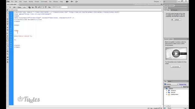 PHP - Basic Syntax by Tuutes.com смотреть онлайн
