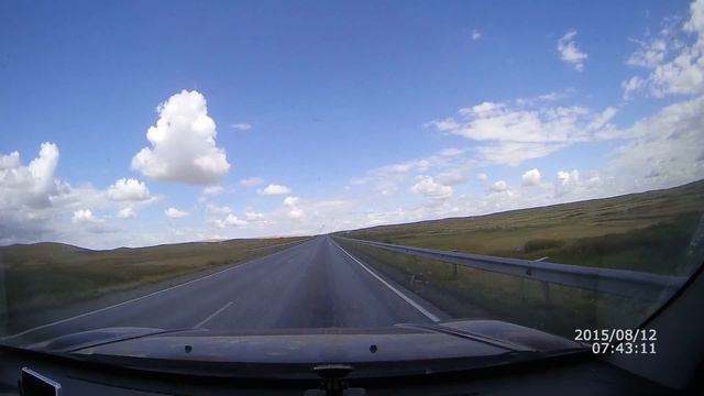 Автодорога Балхаш - Караганда Казахстан ч.23 смотреть онлайн