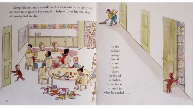 Curious George's First Day of School | August, September, First Day of School Read Aloud! смотреть онлайн