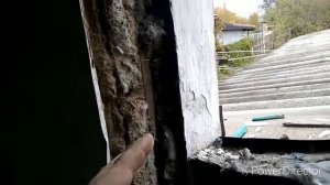 Окно с закладыванием проема. (уменьшение окна)