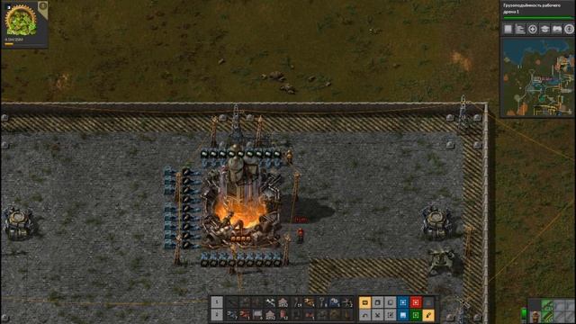 Скрытая ачива в Factorio. Запуск ракеты со спутником и рыбой смотреть онлайн