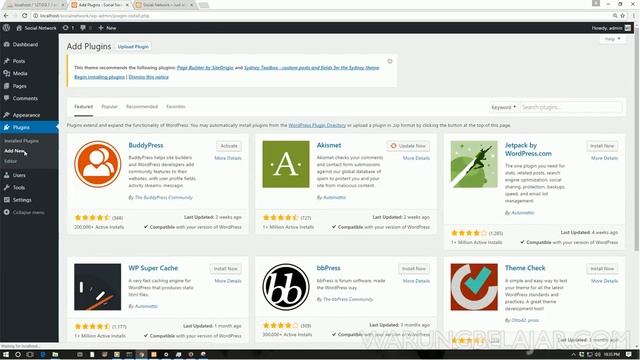 Install Plugin Buddypress Dan Ultimate Member