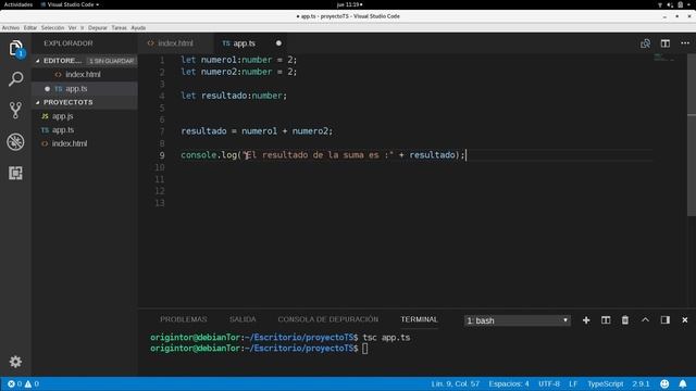 Curso de TypeScript | Práctica operadores ☢️ смотреть онлайн