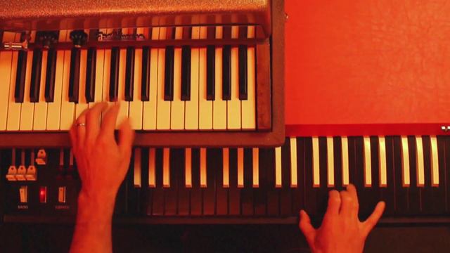 The Doors "Break on Through" Vox Continental organ & Fender Rhodes Piano Bass tribute смотреть онлайн