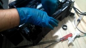 Инструкция по сборке и разборке epson L210 (замена ролика захвата бумаги)