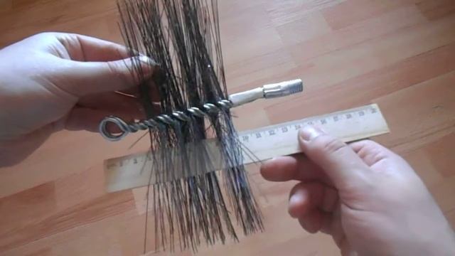 Щетка-Ерш металлическая для чистки дымоходов смотреть онлайн