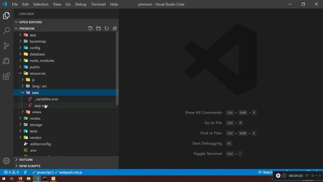 2 - Bring Laravel Front end Scaffolding CSS and JavaScript смотреть онлайн