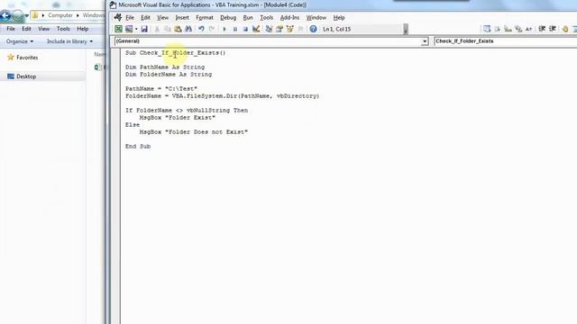 Excel VBA: Check If Folder Exists (DIR) - If Not, Create Folder смотреть онлайн