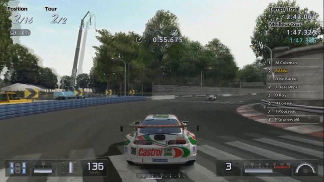 Gran Turismo 5 - Toyota Castrol TOM'S SUPRA '00 (HYBRiD) PS3 Gameplay смотреть онлайн