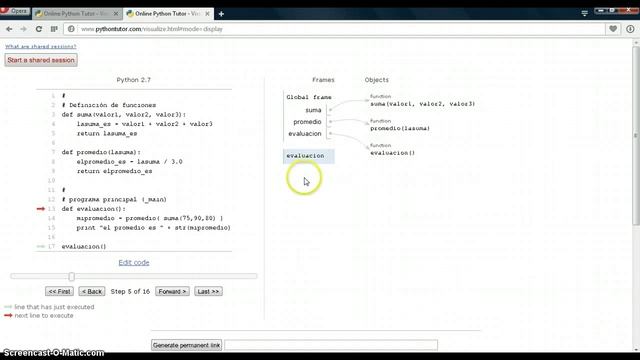 pythontutor.com, para evaluar codigo смотреть онлайн