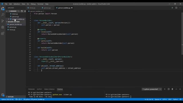 Builder Facets (violating the OCP?) | Design Patterns in Python | Live coding смотреть онлайн