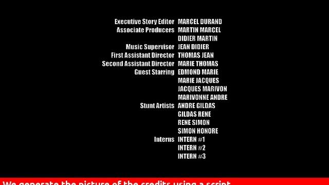 Partially hidden credits - Tutorial - MoviePy смотреть онлайн