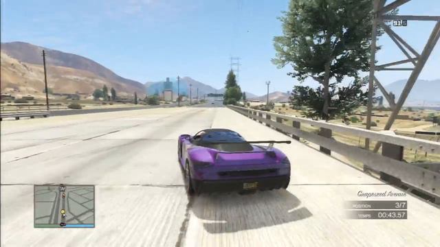 GTA 5 AMAZING JUMP RACE ONLINE WITH CHEETAH