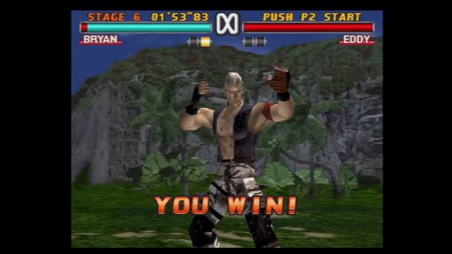 Playstation (PSX) 1998 Tekken 3 Bryan Fury Play-through With Ending