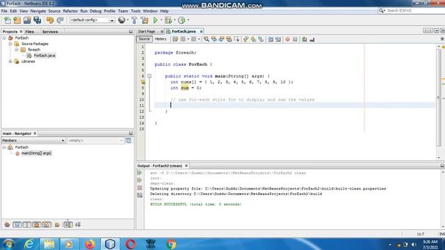 Java the complete Reference Ninth Edition (Chapter 5) Example (14) For Each смотреть онлайн