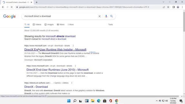 DirectX Setup Could Not Download The File - How To Fix