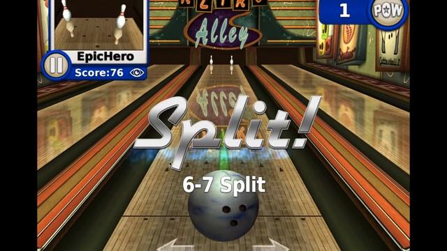 Gutterball Golden Pin Bowling - 1st Split Conversion смотреть онлайн