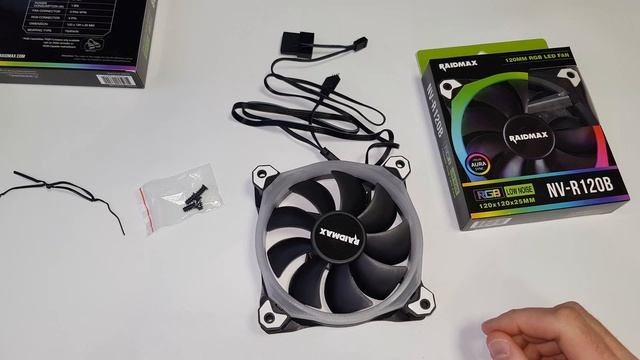 Обзор RGB Вентиляторов RAIDMAX NV R120B смотреть онлайн
